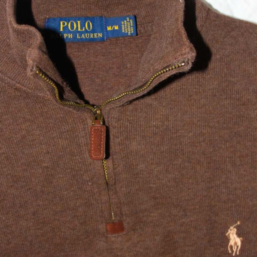MEN S BROWN POLO BY RALPH LAUREN